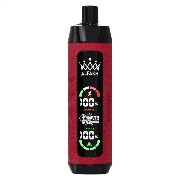 Al Fakher Crown Bar 20K (20000) Puffs 30ML E-liquid LCD Screen Leather Wrap 850mAh Type-C Battery Disposable Vape 9 AL FAKHER CROWN BAR 20K(20000) Puffs 30ML E-liquid LCD Screen Leather Wrap 850mAh Type-C Battery Disposable Vape