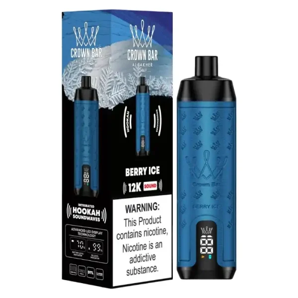 Al Fakher Crown Bar 12K (12000) Puffs 18ML E-liquid Direct-To-Lung (DTL) 750mAh Type-C Battery Disposable Vape 20 Al Fakher Crown Bar 12K (12000) Puffs 22ML E-liquid Direct-To-Lung (DTL) Leather Wrap 600mAh Type-C Battery Disposable Vape