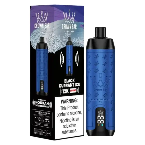 Al Fakher Crown Bar 12K (12000) Puffs 18ML E-liquid Direct-To-Lung (DTL) 750mAh Type-C Battery Disposable Vape 19 Al Fakher Crown Bar 12K (12000) Puffs 22ML E-liquid Direct-To-Lung (DTL) Leather Wrap 600mAh Type-C Battery Disposable Vape