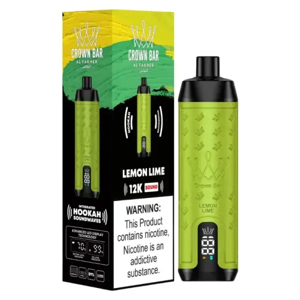 Al Fakher Crown Bar 12K (12000) Puffs 18ML E-liquid Direct-To-Lung (DTL) 750mAh Type-C Battery Disposable Vape 11 Al Fakher Crown Bar 12K (12000) Puffs 22ML E-liquid Direct-To-Lung (DTL) Leather Wrap 600mAh Type-C Battery Disposable Vape