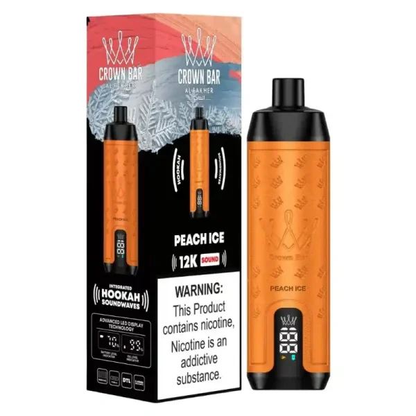 Al Fakher Crown Bar 12K (12000) Puffs 18ML E-liquid Direct-To-Lung (DTL) 750mAh Type-C Battery Disposable Vape 4 Al Fakher Crown Bar 12K (12000) Puffs 22ML E-liquid Direct-To-Lung (DTL) Leather Wrap 600mAh Type-C Battery Disposable Vape