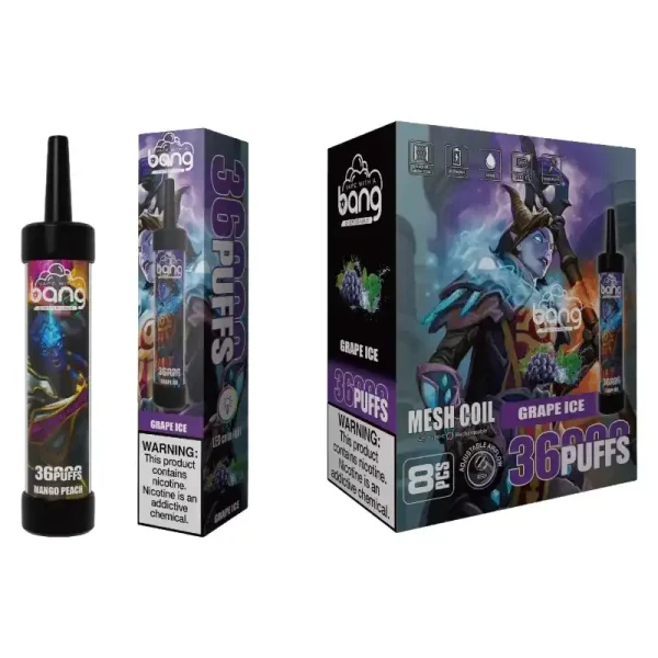Bang 36K (36000) Puffs DTL LED Color Light 40ml E-liquid Type-C Charging 0% 2% 3% 5% Nicotine Disposable Vape Pen 10 Bang 36K (36000) Puffs DTL LED Color Light 40ml E-liquid Type-C Charging 0% 2% 3% 5% Nicotine Disposable Vape Pen vapes88.com