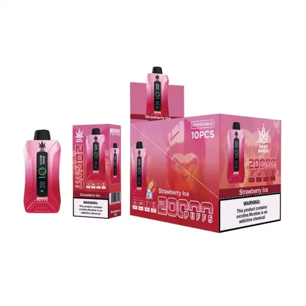 Bang Beach 20K (20000) Puffs LED Display Adjustable Airflow 35 ml E-liquid 650mAh Battery 0% 2% 3% 5% Nicotine Disposable Vape 5 Bang Beach 20K(20000) Puffs LED Display Adjustable airflow 35 ml E-liquid 650mAh Battery 0% 2% 3% 5% Nicotine Disposable Vape