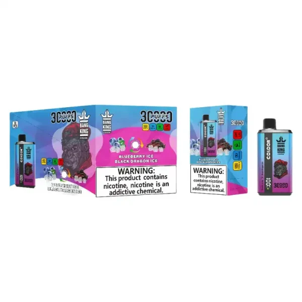 Bang King 30K (30000) Puffs New Double Flavor 0% 2% 3% 5% Nicotine LED Digital Display 36ml E-liquid Disposable Vape 31 Bang King 30K(30000) Puffs New Double Flavor 0% 2% 3% 5% Nicotine LED Digital Display 36ml E-liquid Disposable Vape
