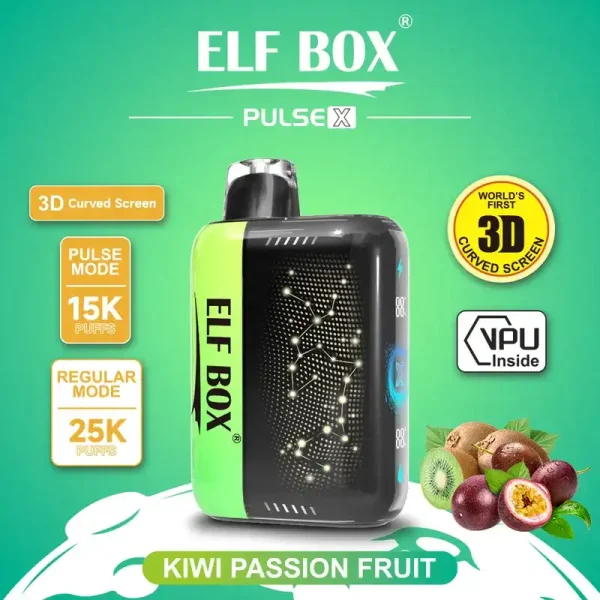 ELF Box Pulse X 25k (25000) Puffs 3D Curved Screen 18ml E-liquid Beautiful Disposable Vape 8 ELF BOX PULSE X 25k (25000) Puffs 3D Curved Screen 18ml E-liquid Beautiful Disposable Vape