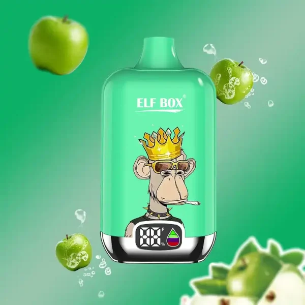 ELF Box Digital 12K (12000) Puffs LED Display 25ml E-liquid 0% 2% 3% 5% Nicotine Type-C Rechargeable Disposable Vape 6 ELF Box Digital 12K(12000) puffs LED Display 25ml E-liquid 0% 2% 3% 5% Nicotine Type-C Rechargeable Disposable Vape