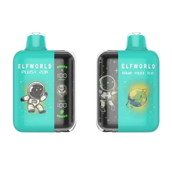 Elfworld PLUS 25K 20000 Puffs 0% 2% 3% And 5% Nicotine LCD Screen Display 22ml E-liquid Capacity Display Disposable Vape 3 Elfworld PLUS 20000 Puffs nicotine strengths: 0%, 2%, 3%, and 5% LCD Screen Display 22ml e-liquid capacity Display Disposable Vape