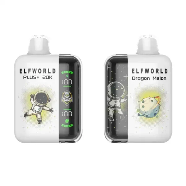 Elfworld PLUS 25K 20000 Puffs 0% 2% 3% And 5% Nicotine LCD Screen Display 22ml E-liquid Capacity Display Disposable Vape 6 Elfworld PLUS 20000 Puffs nicotine strengths: 0%, 2%, 3%, and 5% LCD Screen Display 22ml e-liquid capacity Display Disposable Vape
