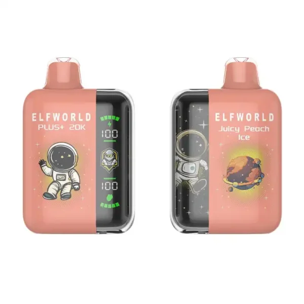 Elfworld PLUS 25K 20000 Puffs 0% 2% 3% And 5% Nicotine LCD Screen Display 22ml E-liquid Capacity Display Disposable Vape 9 Elfworld PLUS 20000 Puffs nicotine strengths: 0%, 2%, 3%, and 5% LCD Screen Display 22ml e-liquid capacity Display Disposable Vape