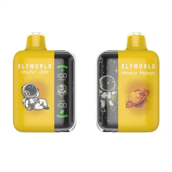 Elfworld PLUS 25K 20000 Puffs 0% 2% 3% And 5% Nicotine LCD Screen Display 22ml E-liquid Capacity Display Disposable Vape 10 Elfworld PLUS 20000 Puffs nicotine strengths: 0%, 2%, 3%, and 5% LCD Screen Display 22ml e-liquid capacity Display Disposable Vape