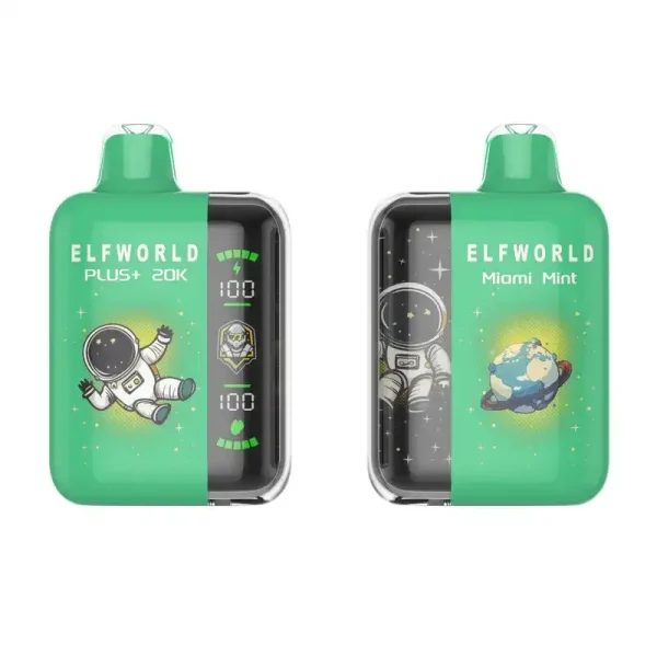 Elfworld PLUS 25K 20000 Puffs 0% 2% 3% And 5% Nicotine LCD Screen Display 22ml E-liquid Capacity Display Disposable Vape 11 Elfworld PLUS 20000 Puffs nicotine strengths: 0%, 2%, 3%, and 5% LCD Screen Display 22ml e-liquid capacity Display Disposable Vape