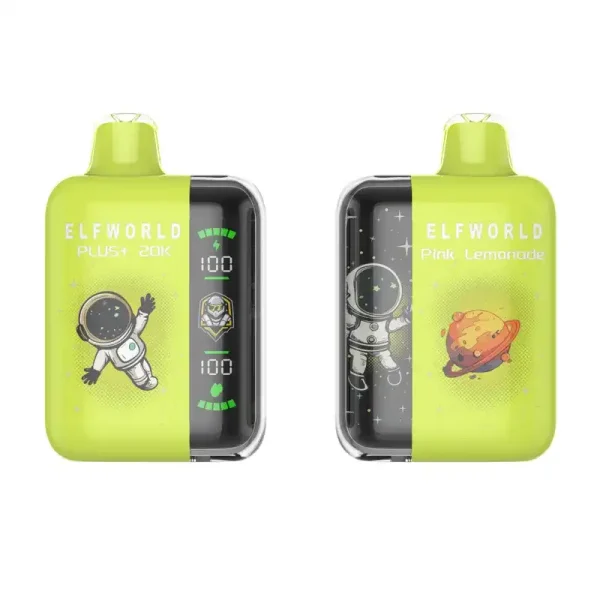 Elfworld PLUS 25K 20000 Puffs 0% 2% 3% And 5% Nicotine LCD Screen Display 22ml E-liquid Capacity Display Disposable Vape 12 Elfworld PLUS 20000 Puffs nicotine strengths: 0%, 2%, 3%, and 5% LCD Screen Display 22ml e-liquid capacity Display Disposable Vape