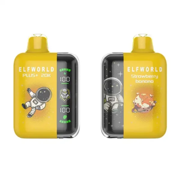 Elfworld PLUS 25K 20000 Puffs 0% 2% 3% And 5% Nicotine LCD Screen Display 22ml E-liquid Capacity Display Disposable Vape 13 Elfworld PLUS 20000 Puffs nicotine strengths: 0%, 2%, 3%, and 5% LCD Screen Display 22ml e-liquid capacity Display Disposable Vape