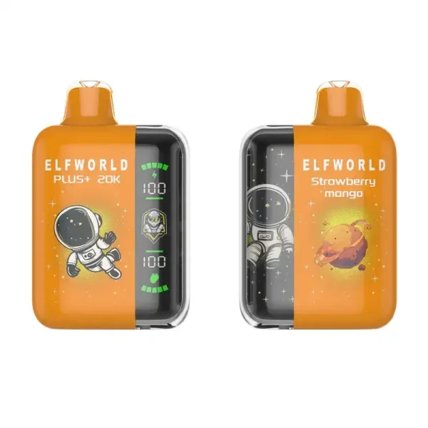 Elfworld PLUS 25K 20000 Puffs 0% 2% 3% And 5% Nicotine LCD Screen Display 22ml E-liquid Capacity Display Disposable Vape 14 Elfworld PLUS 20000 Puffs nicotine strengths: 0%, 2%, 3%, and 5% LCD Screen Display 22ml e-liquid capacity Display Disposable Vape