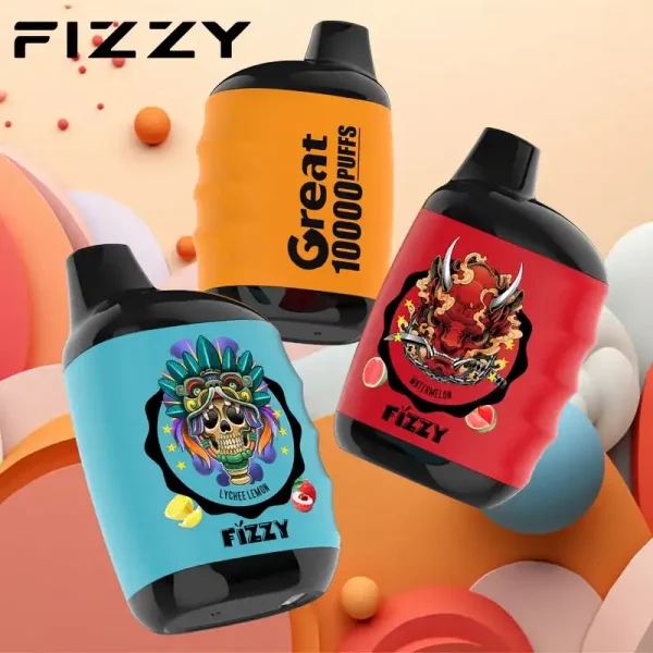 Fizzy Great 10K (10000) Puffs 18ML E-liquid Mesh Coil 650 mAh Battery 2% 5% Nicotine 10flavors Disposable Vape 23 Fizzy Great 10K (10000) Puffs 18ML E-liquid Mesh Coil 650 mAh Battery 2% 5% Nicotine 10flavors Disposable Vape