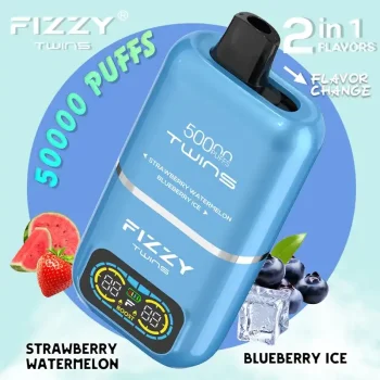 Home 26 Fizzy Twins 50K (50000) Puffs Dual Flavors 50ML E-liquid Mesh Coil 850 mAh Battery 2% 5% Nicotine LCD Screen Disposable Vape – A New Era in Vaping Innovation