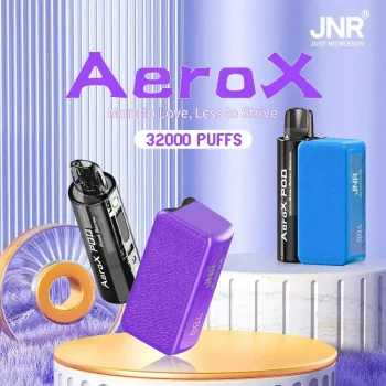 Home 23 JNR Areo X 32K (32000) Puffs Magnetic Refill Smart Screen 2% 5% Nicotine 850mAh Battery Disposable Vape – The Ultimate Refillable Disposable Vape