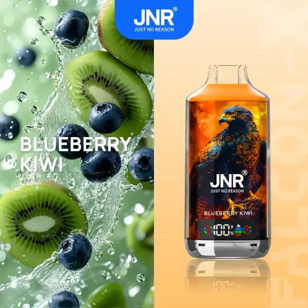 JNR Falcon X 18K (18000) Puffs LED Display 2% Nicotine 24ml E-liquid Disposable Vape 4 JNR Falcon X 18K (18000) Puffs LED Display 2% Nicotine 24ml E-liquid Disposable Vape