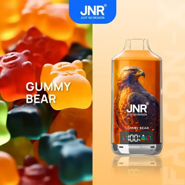 JNR Falcon X 18K (18000) Puffs LED Display 2% Nicotine 24ml E-liquid Disposable Vape 15 JNR Falcon X 18K (18000) Puffs LED Display 2% Nicotine 24ml E-liquid Disposable Vape