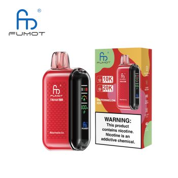 Home 19 RandM Fumot Tornado 20K (20000) Puffs LCD Screen 28ML E-liquid Metal Painting Craft Disposable Vape