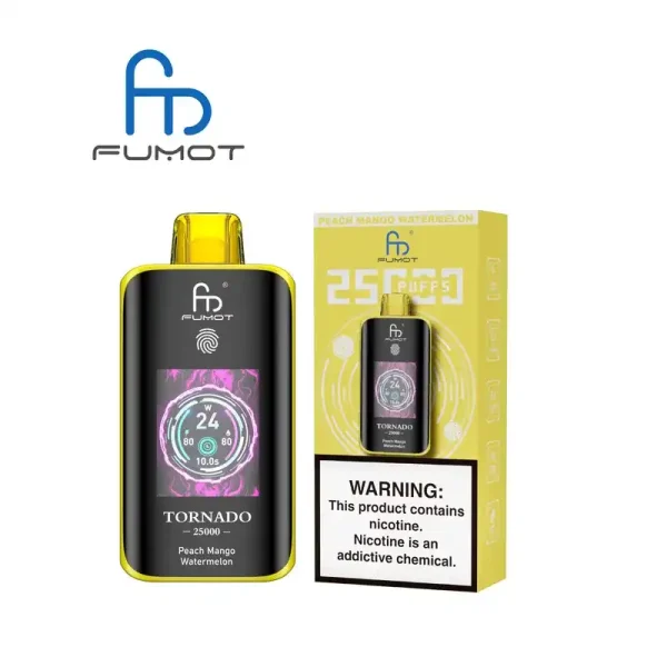 RandM Fumot Tornado 25K (25000) Puffs 3D Curved Screen 2% 5% Nicotine 700mAh Rechargeable Battery Touch Switch Disposable Vape 16 RandM Fumot Tornado 25K (25000) Puffs 3D Curved Screen 2% 5% Nicotine 700mAh Rechargeable Battery  Touch Switch Disposable Vape