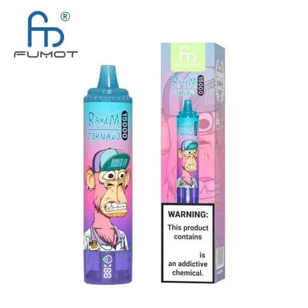 RandM Tornado 15K (15000) Puffs LED Display 25ml E-liquid 850mAh Rechargeable Battery 2% 5% Nicotine Disposable Vape 2 RandM Tornado 15K (15000) Puffs LED Display 25ml E-liquid 850mAh Rechargeable Battery 2% 5% Nicotine Disposable Vape