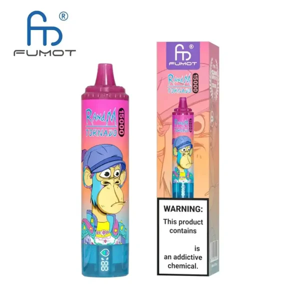 RandM Tornado 15K (15000) Puffs LED Display 25ml E-liquid 850mAh Rechargeable Battery 2% 5% Nicotine Disposable Vape 6 RandM Tornado 15K (15000) Puffs LED Display 25ml E-liquid 850mAh Rechargeable Battery 2% 5% Nicotine Disposable Vape