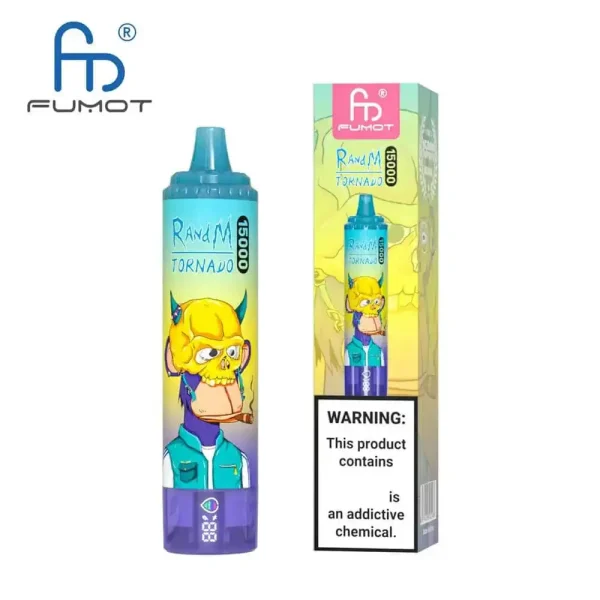 RandM Tornado 15K (15000) Puffs LED Display 25ml E-liquid 850mAh Rechargeable Battery 2% 5% Nicotine Disposable Vape 10 RandM Tornado 15K (15000) Puffs LED Display 25ml E-liquid 850mAh Rechargeable Battery 2% 5% Nicotine Disposable Vape