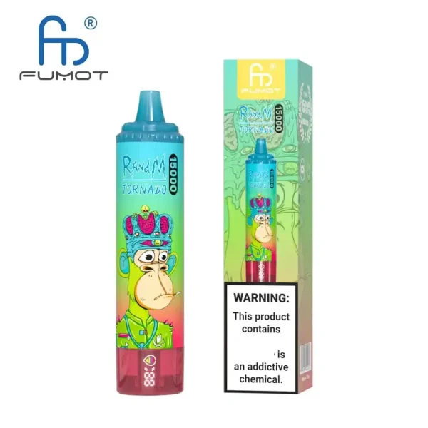 RandM Tornado 15K (15000) Puffs LED Display 25ml E-liquid 850mAh Rechargeable Battery 2% 5% Nicotine Disposable Vape 15 RandM Tornado 15K (15000) Puffs LED Display 25ml E-liquid 850mAh Rechargeable Battery 2% 5% Nicotine Disposable Vape