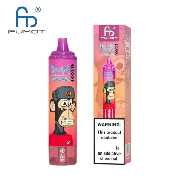 RandM Tornado 15K (15000) Puffs LED Display 25ml E-liquid 850mAh Rechargeable Battery 2% 5% Nicotine Disposable Vape 18 RandM Tornado 15K (15000) Puffs LED Display 25ml E-liquid 850mAh Rechargeable Battery 2% 5% Nicotine Disposable Vape