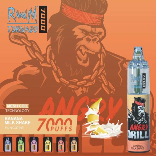 RandM Tornado 7K (7000) Puffs 14ml E-liquid 850mAh Battery 2% 5% Nicotine Rechargeable (type-C) Disposable Vape 9 RandM Tornado 7K (7000) Puffs 14ml E-liquid 850mAh Battery 2% 5% Nicotine Rechargeable (type-C) Disposable Vape