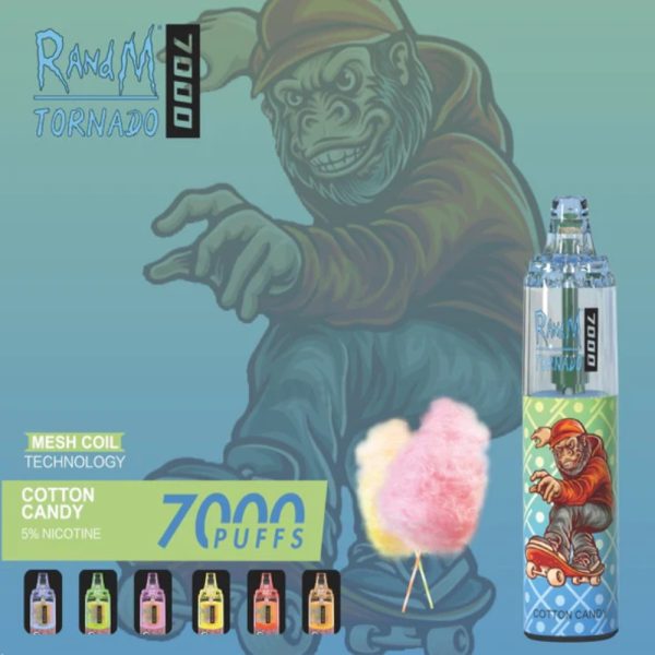 RandM Tornado 7K (7000) Puffs 14ml E-liquid 850mAh Battery 2% 5% Nicotine Rechargeable (type-C) Disposable Vape 12 RandM Tornado 7K (7000) Puffs 14ml E-liquid 850mAh Battery 2% 5% Nicotine Rechargeable (type-C) Disposable Vape