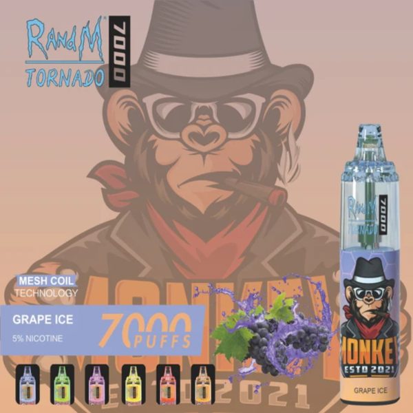 RandM Tornado 7K (7000) Puffs 14ml E-liquid 850mAh Battery 2% 5% Nicotine Rechargeable (type-C) Disposable Vape 13 RandM Tornado 7K (7000) Puffs 14ml E-liquid 850mAh Battery 2% 5% Nicotine Rechargeable (type-C) Disposable Vape