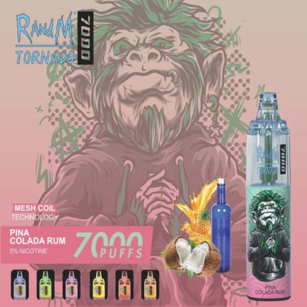 RandM Tornado 7K (7000) Puffs 14ml E-liquid 850mAh Battery 2% 5% Nicotine Rechargeable (type-C) Disposable Vape 19 RandM Tornado 7K (7000) Puffs 14ml E-liquid 850mAh Battery 2% 5% Nicotine Rechargeable (type-C) Disposable Vape