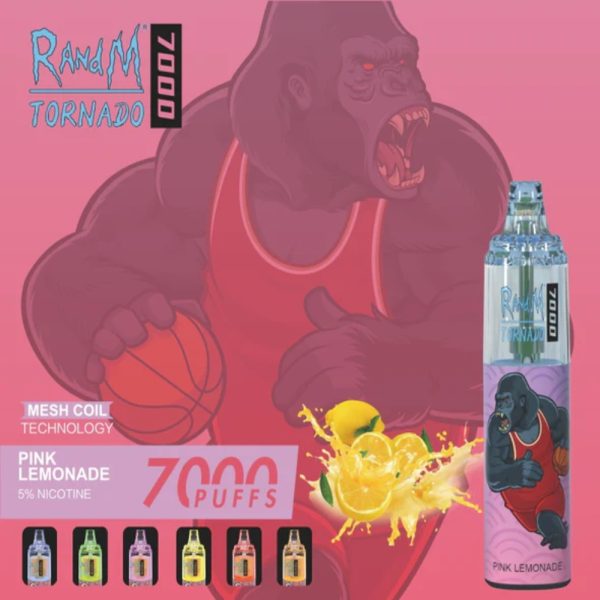 RandM Tornado 7K (7000) Puffs 14ml E-liquid 850mAh Battery 2% 5% Nicotine Rechargeable (type-C) Disposable Vape 21 RandM Tornado 7K (7000) Puffs 14ml E-liquid 850mAh Battery 2% 5% Nicotine Rechargeable (type-C) Disposable Vape