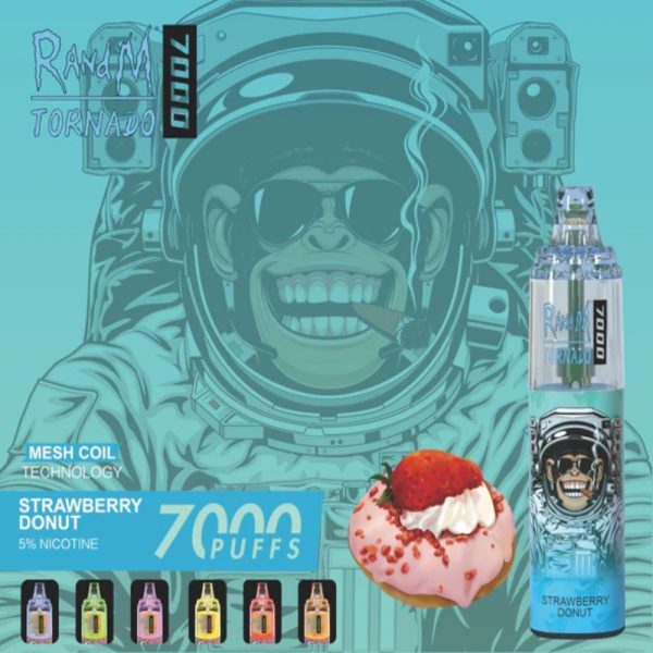 RandM Tornado 7K (7000) Puffs 14ml E-liquid 850mAh Battery 2% 5% Nicotine Rechargeable (type-C) Disposable Vape 24 RandM Tornado 7K (7000) Puffs 14ml E-liquid 850mAh Battery 2% 5% Nicotine Rechargeable (type-C) Disposable Vape