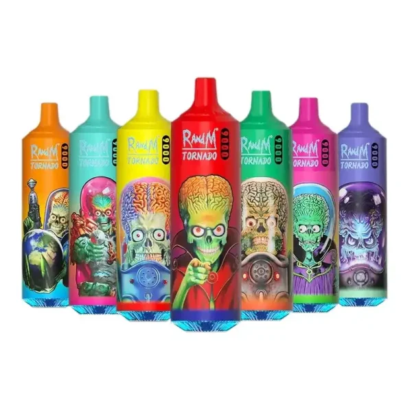 RandM Tornado 9K (9000) Puffs 850mAh Battery 18ml E-juice 2% 5% Nicotine RGB Light Disposable Vape 5 RandM Tornado 9K (9000) Puffs 850mAh Battery 18ml E-juice 2% 5% Nicotine RGB Light Disposable Vape