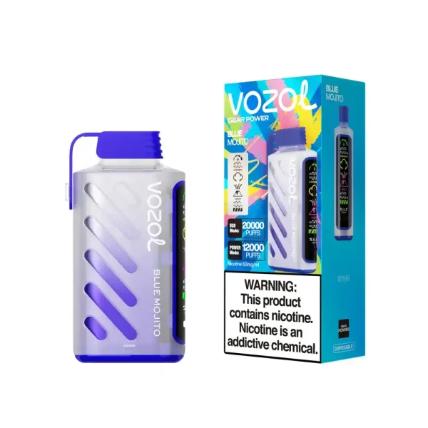 Vozol Gear Power 20K (20000) Puffs Full Screen Display 20mL E-liquid 2% 5% Nicotine USB Type-C Charging Disposable Vape 34 Vozol Gear Power 20K (20000) Puffs Full Screen Display 20mL E-liquid 2% 5% Nicotine USB Type-C Charging Disposable Vape