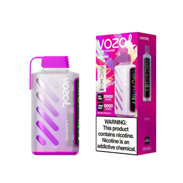 Vozol Gear Power 20K (20000) Puffs Full Screen Display 20mL E-liquid 2% 5% Nicotine USB Type-C Charging Disposable Vape 40 Vozol Gear Power 20K (20000) Puffs Full Screen Display 20mL E-liquid 2% 5% Nicotine USB Type-C Charging Disposable Vape