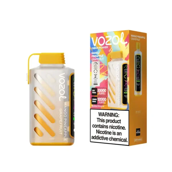 Vozol Gear Power 20K (20000) Puffs Full Screen Display 20mL E-liquid 2% 5% Nicotine USB Type-C Charging Disposable Vape 44 Vozol Gear Power 20K (20000) Puffs Full Screen Display 20mL E-liquid 2% 5% Nicotine USB Type-C Charging Disposable Vape