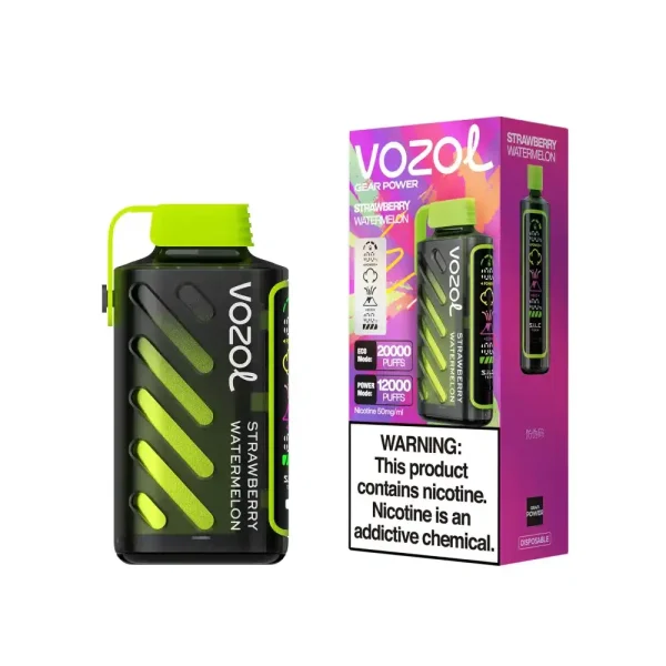 Vozol Gear Power 20K (20000) Puffs Full Screen Display 20mL E-liquid 2% 5% Nicotine USB Type-C Charging Disposable Vape 48 Vozol Gear Power 20K (20000) Puffs Full Screen Display 20mL E-liquid 2% 5% Nicotine USB Type-C Charging Disposable Vape