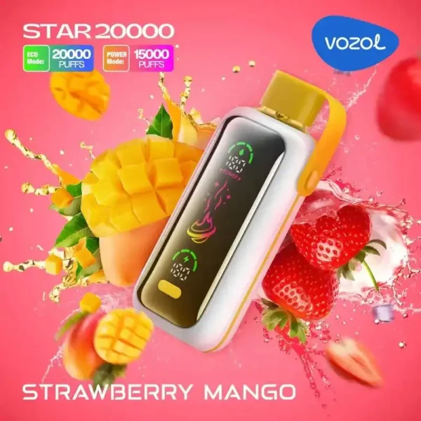 Vozol Star 20K (20000) Puffs Full Screen Display 24mL E-liquid 2% 5% Nicotine Type-C Charging Disposable Vape 7 Vozol Star 20K (20000) Puffs Full Screen Display 24mL E-liquid 2% 5% Nicotine Type-C Charging Disposable Vape