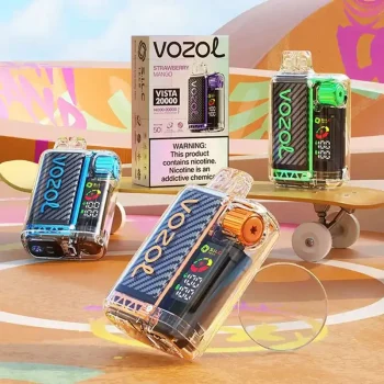 Home 36 Vozol Vista 20K (20000) Puffs LCD Screen 24mL E-liquid 0% 2% 5% Nicotine USB Type-C Charging Disposable Vape