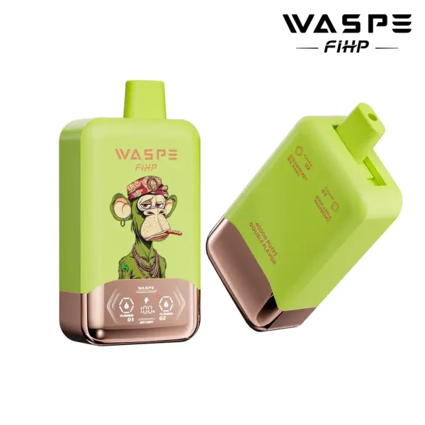 WASPE FIHP Double Flavor 40K (40000) Puffs Smart LED Display 2% 5% Nicotine 36mL E-liquid 850mAh Rechargeable Battery Disposable Vape 11 WASPE FIHP Double Flavor 40K (40000) Puffs Smart LED Display 2% 5% Nicotine 36mL E-liquid 850mAh Rechargeable Battery Disposable Vape