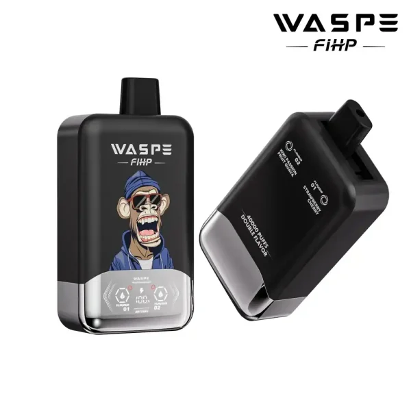 WASPE FIHP Double Flavor 40K (40000) Puffs Smart LED Display 2% 5% Nicotine 36mL E-liquid 850mAh Rechargeable Battery Disposable Vape 13 WASPE FIHP Double Flavor 40K (40000) Puffs Smart LED Display 2% 5% Nicotine 36mL E-liquid 850mAh Rechargeable Battery Disposable Vape