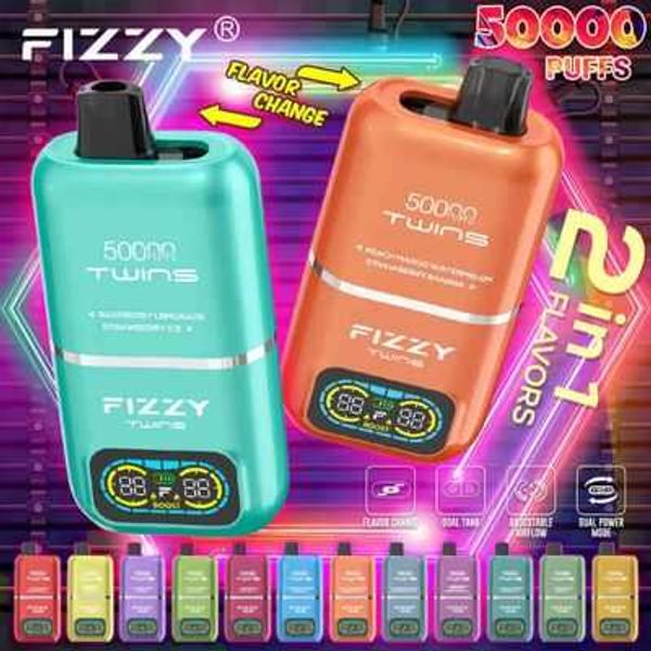 Fizzy Twins flavor: Exploring the Delightful World of 50000 Puffs Vape Flavors 1 Fizzy Twins