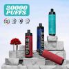 ALFAKH CROWN BAR 20000 Puffs Disposable Vape 30ML E-liquid Capacity LCD Screen Leather wrap Rechargeable